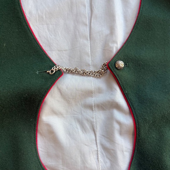 Miesbacher Trachten Vest Mens Green Wool Trachten Germam Oktoberfest Sz 56 L/XL - Picture 9 of 9